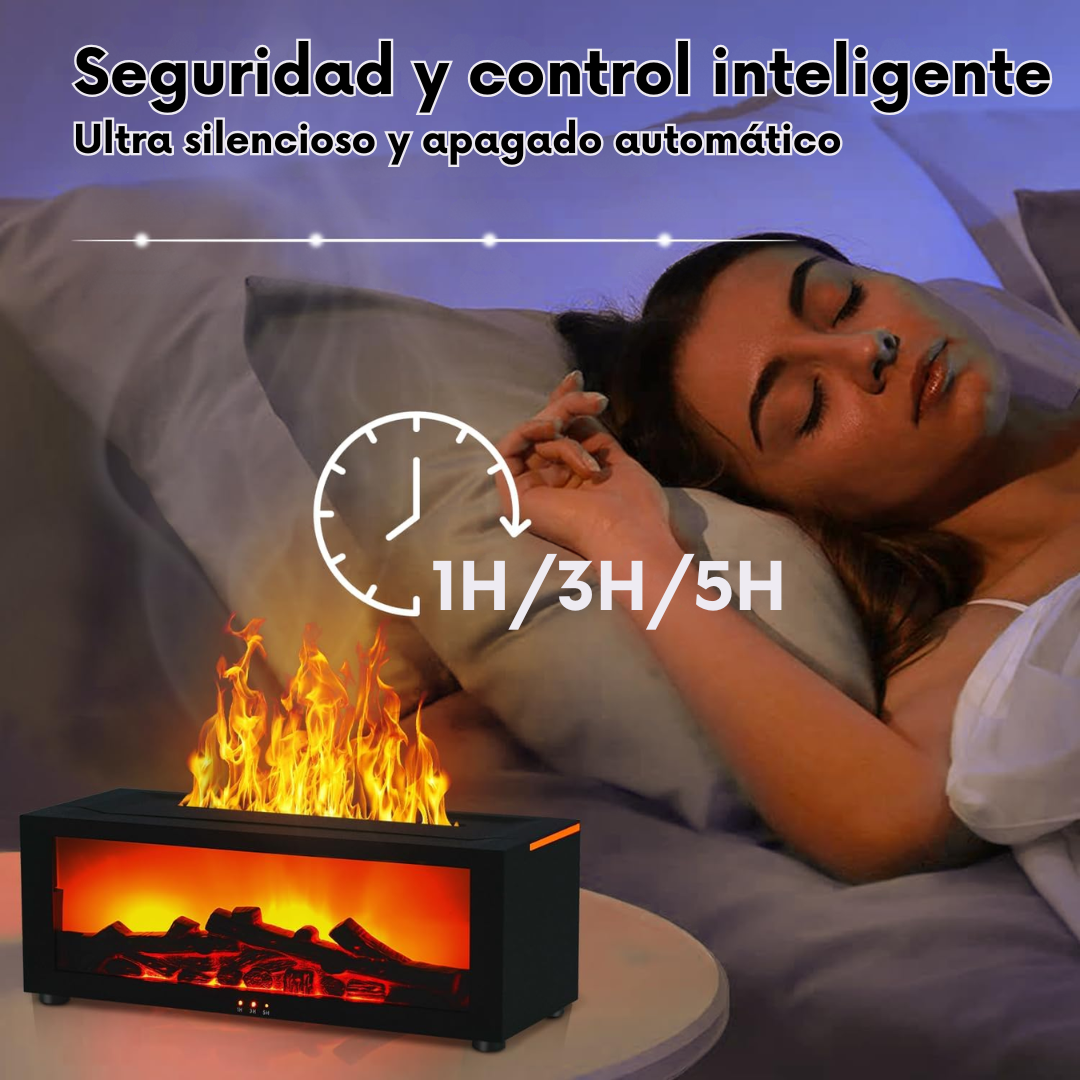Humidificador con aroma de chimenea antiestrés™