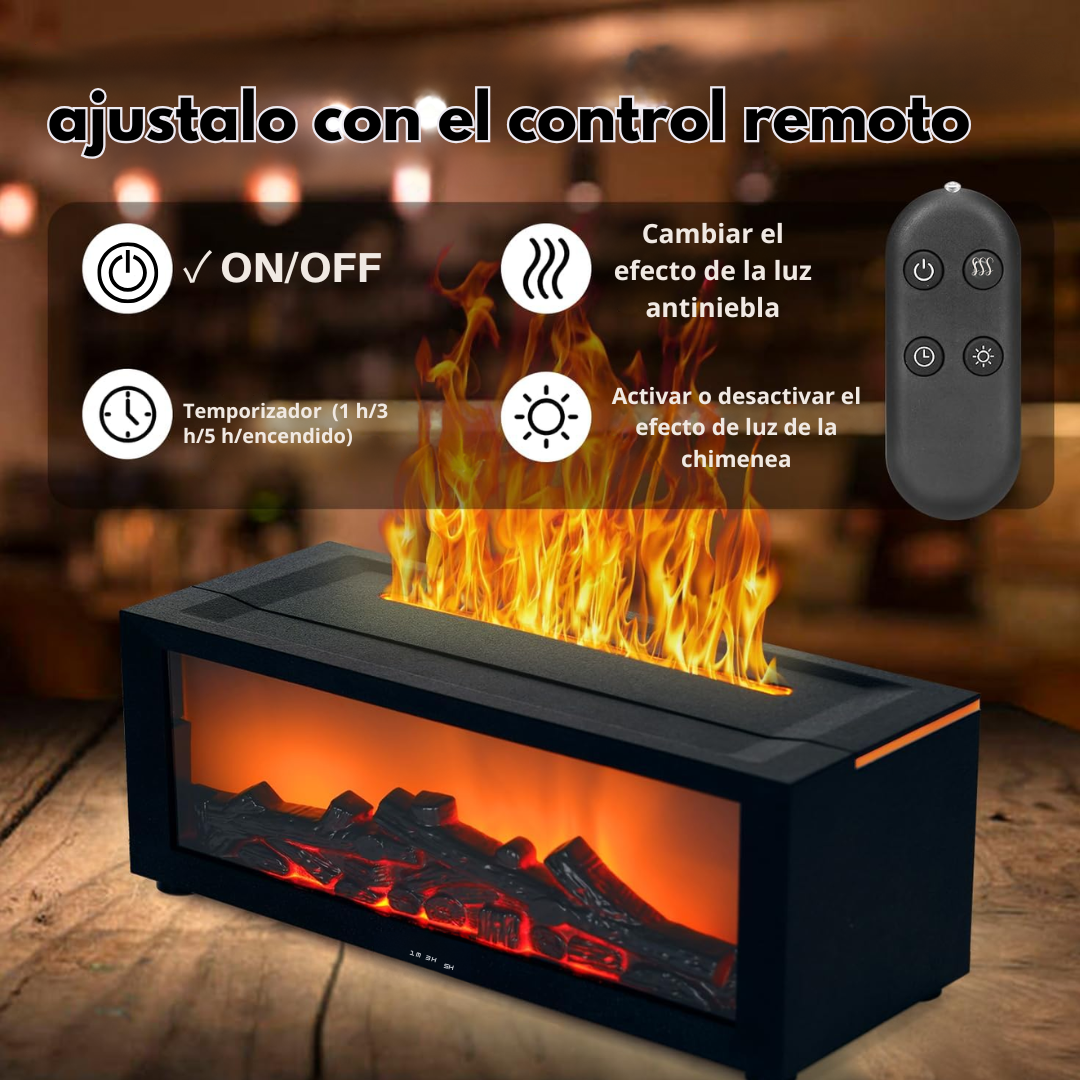 Humidificador con aroma de chimenea antiestrés™